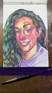 Painting TikTok Friends Day 09 Chaotic Forager @chaoticforager , #Bensound