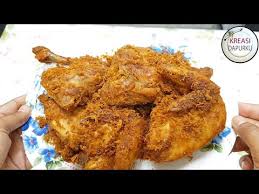 Resep ayam goreng tepung kriuk bahan dan bumbu: Resep Ayam Goreng Restaurant Padang Ala Kreasi Dapurku Youtube
