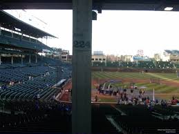 how is view from section 221 row 9 at wrigley field