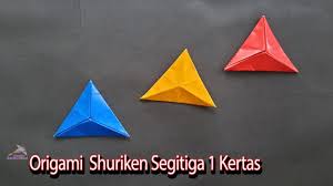 Tutorial cara membuat origami bintang kejora dalam membuat origami sangaatlah diperlukan kesabaran agar hasil yang. Cara Membuat Origami Pedang Trisula Origami Alat By Cara Buat Origami