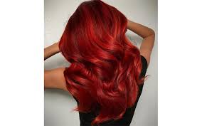 It neutralizes yellow tones in hair to make them white. Color How To Deep Copper Red American Salon