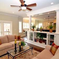 One of the biggest perks of removing a wall between kitchen and dining room is that it creates an open space with no walls separating any areas. Knee Wall Dividers Design Ideas Pictures Remodel And Decor Home Home Remodeling House Interior