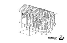 The construction of a timber frame home is unlike any other home. Small Timber Frame House Plans And Workshop Tiny House Blog