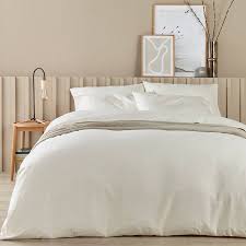 Extra 10% when buying 2 items or more! Highgate Flannel Super King Duvet Cover Set Cream Brandalley