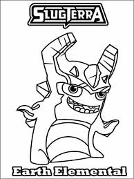 Mom and baby zebra coloring pages. Fire Elemental Slug Coloring Page From Slugterra Slugterra Printables Pinterest Fire Cute766