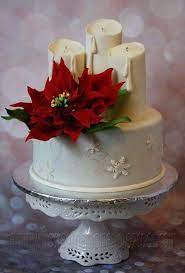 Pin By Lenacika Matsuieva On Tꮨrtꮛ Christmas Cake Decorations Winter Cake Candle Cake