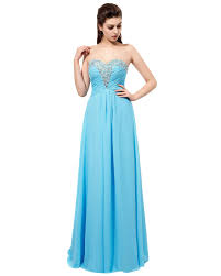 Sparkly Long Light Blue Bridesmaid Dresses Rhinestones Beaded Sweetheart Neckline Vestido De Festa De Casamento Chiffon Party Dress Formal Gowns In 2020 Long Bridesmaid Dresses Beautiful Prom Dresses Light Blue Bridesmaid Dresses