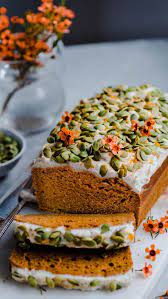 Cut the sugar pumpkin into half and scoop out the seeds. Pumpkin Bread With Maple Tahini Icing And Pepitas By Rainbowplantlife Quick Easy Recipe The Feedfeed