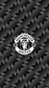 Framed manchester united black & white crest poster new | ebay. Manchester United Wallpapers Black Wallpaper Cave