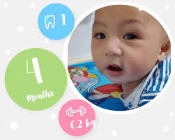 Happy 4 months old baby CALEB KLEIN ♥️