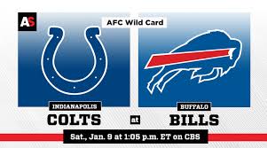 The buffalo bills will host the indianapolis colts from bills stadium on saturday afternoon in the first game of wild card weekend. N3y As Mjbscam