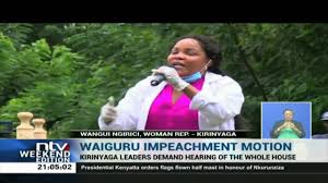 Kirinyaga county governor anne waiguru turned 50 years of age last week friday, april 16. Anne Waiguru Impeachment Kirinyaga Leaders Demand Hearing Of The Whole Senate Youtube