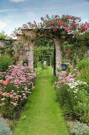 Lovegabbyshabby Garden Archway Brick Garden Cottage Garden Borders
