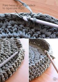 Sweet Knit Tutorial De Cama Para Perros Y Gatos De Ganchillo Xxl Trapillo In 2020 Crochet Basket Crochet Dog Crochet Tutorial