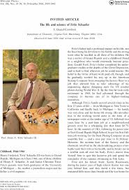 The life and science of Fritz Schaefer: Molecular Physics: Vol 108, No 19-20