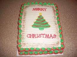 Christmas sheet cakes as colorful gingerbread houses • a Christmas Tree Sheet Cake Cakecentral Com