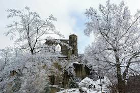 Germany Berg Oybin Im Zittauer Gebirge Gebirge Burg Berg