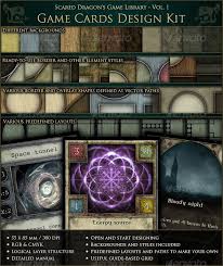Game Cards Design Kit Game Card Design Card Design Card Games