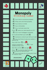 You can also make your own board using free drawing software online, like google draw. How To Play Monopoly Drinking Board Game 3 Steps Instructables
