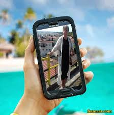 ضع صورتك فى اطار موبايل على البحر فريمات واطارات للصور visiting frame