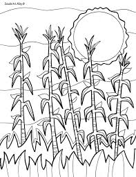 Cornstalks Jpg Fall Coloring Pages Coloring Pages Pattern Coloring Pages