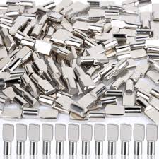 If you're starting from scratch. Fandamei 100 Pcs 5mm Shelf Support Pegs Nickel Plated Flat Spoon Style Shelf Support Pins Shelf Peg Pin Supports For Cabinet Furniture Closet Shelf Bookcase In Office Kitchen Study Silver Buy
