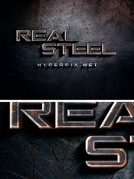 Free Download 3d Metal Text Effect Psd Template đồ Họa