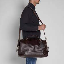 Barbour Travel Explorer Bag Chocolate Brown Leather Uba0008br91 Leather Holdall Leather Travel Bag Bags