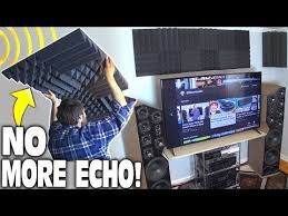 As you learned in my previous acoustics 101: How To Install Acoustic Foam Panels W No Echo Home Theater Sound Treatment Setup Before And After Youtube