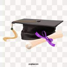 Three Dimensional Dark Bachelor Hat Purple Degree Certificate Graduation Cap Diploma Photo Graduation Season Png Transparent Clipart Image And Psd File For F Certificate Design Free Psd Design Graduation Cap Clipart