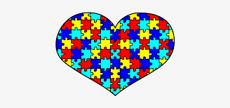 Autism puzzle pieces in the shape of a heart. Autism Awareness Puzzle Heart Love Autism Awareness Heart Free Transparent Png Download Pngkey
