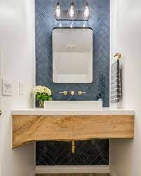 La Belle Antique Blue Polished Ceramic Tile In 2021 Half Bath Remodel Bathroom Design Bathrooms Remodel