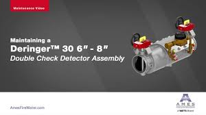 Double check detector assembly (dcda) means a state approved backflow prevention assembly consisting of two approved double check valve assemblies, set in parallel, equipped with a includes a water meter and a bypass double check valve assembly. Deringer 30 30g Ames Fire Waterworks