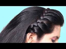 This uses longer locks with bangs added. New Hairstyle For Party Wedding Function Hair Style Girl 3 Easy Hairstyles Easy And Beautiful Hairstyles Easy Hairstyles For Long Hair Front Hair Styles