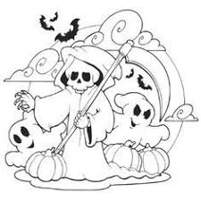 Name * email * website. Scary Ghosts Halloween Coloring Page Halloween Coloring Book Halloween Coloring Pages Coloring Books
