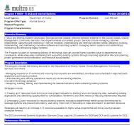 Program # 78034 - IT DCS and Internal Systems Version 2/17 ...