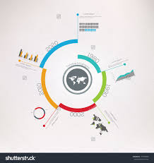 spiral timeline infographics vector design template