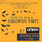 Halloween party Artist reception Union American Bistro