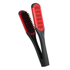 Whether your hair is curly or straight, it is the hydrogen bonds in your hair which act as the glue to help keep its shape. Zroven Hair Straightening Comb Double Sided Bristle Hair Brush Clamp Straightening Machine Comb Natural Fibres Styling Tool Amazon De Beauty