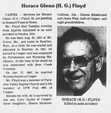 Horace G. Floyd obituary