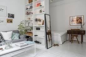 Built as part of the ikea tiny home project, the trailer is a customized version of escape's vista boho xl model. How To Design A Studio Apartment Into A Smart Stylish Home The Nordroom