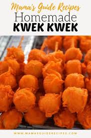 Homemade Kwek Kwek Pinoy Street Food Filipino Street Food Kwek Kwek Recipe