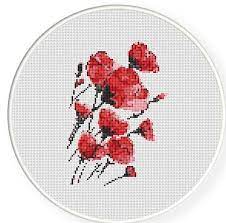 Download your free cross stitch pattern for free and enjoy countless hours of stitching. More For Free Red Poppies Counted Cross Stitch Pattern Pdf Etsy In 2021 Cross Stitch Patterns Cross Stitch Flowers Cross Stitch
