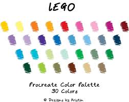 Lego Color Palette Procreate Swatches Color Palette Ipad Ipad Pro Color Palette Color Palette Design Palette