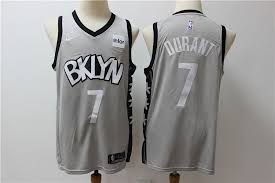 Durant shared a jersey with the new number on twitter, before expanding on the change from his 35 ventures account, saying he's starting a new chapter of his life. Nba 2019 2020 7 Kevin Durant Brooklyn Nets Swingman Basketball Jersey Grey Kevin Durant Brooklyn Nets Jersey