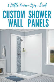 Allows users to choose the many designs on offer to best suit their projects. 5 Little Known Tips About Custom Shower Wall Panels Shower Remodel Shower Wall Panels Fiberglass Shower