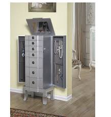 Jewelry armoires come in a wide range of sizes, from small chests that sit on top of your nightstand to large cabinets that can be the same size as your bedroom dresser. 25 Beautiful Modern Jewelry Armoires Zen Merchandiser