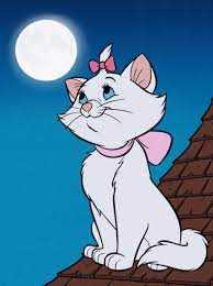 Marie, the daughter of duchess in the 1970 disney animated film the aristocats; Marie The Aristocats Full Moon Cartoon Wallpaper Disney Characters Wallpaper Disney Characters Poster