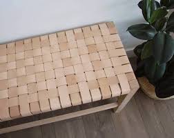 Leather adds warmth and style to any room, so why not add a nice woven leather bench to your entryway to spruce up your space? Pin On Mobel