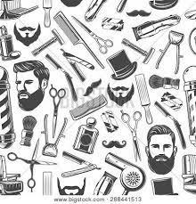Print this high quality template and use. Barbershop Pattern Vector Photo Free Trial Bigstock